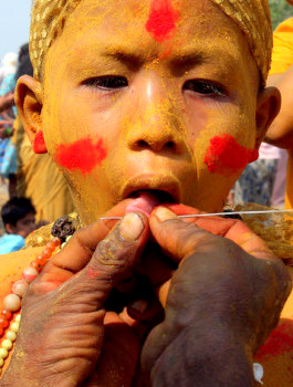 MYANMAR-INDIA-FESTIVAL-HINDUISM