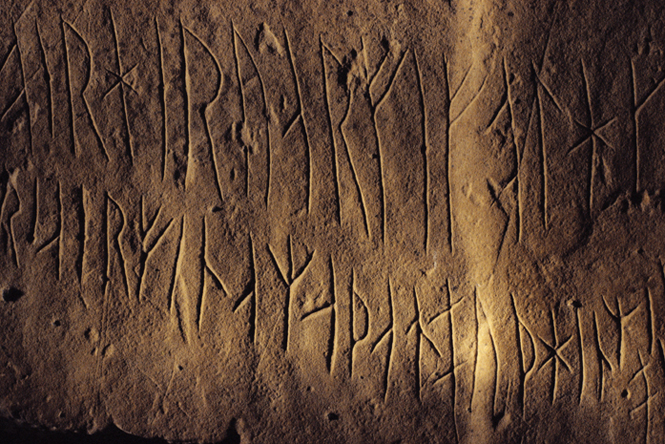 Carved Viking Runes